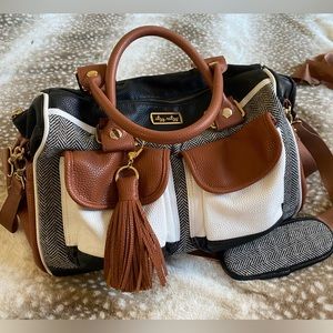 Itzy Ritzy Coffee and Cream Triple Threat Diaper Bag